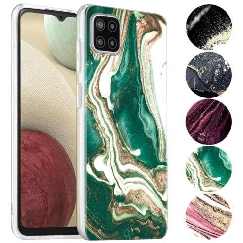 Coque pour Samsung Galaxy A22 5G Étui Marbre Téléphone Portable en Silicone Slim