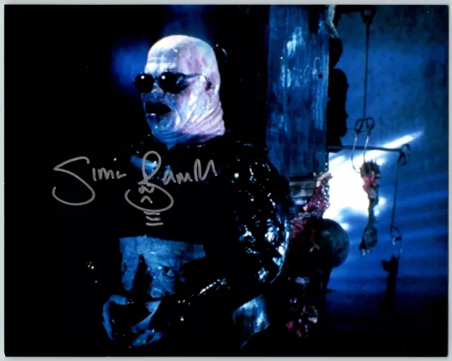 Simon Bamford Hellraiser Signed Butterball Cenobite Photo Horror COA AFTAL