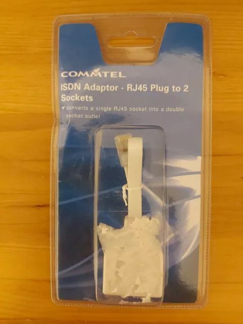 ISDN Adapter RJ45 Doubler. CAT5 Network.