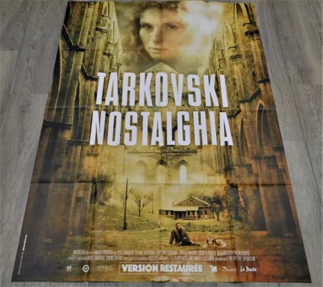 Nostalghia French Movie Poster 47"63" Andrei Tarkovski 1983 RR2017 Nostalghia French Movie Poster 47"63" Andrei Tarkovski 1983 RR2017