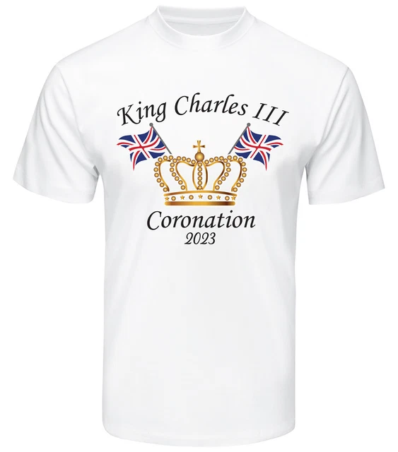 KING CHARLES CORONATION TShirt Unisex Kids Crown Tshirt Souvenir 2023 Top Gift EUR 8,33 KING CHARLES CORONATION TShirt Unisex Kids Crown Tshirt Souvenir 2023 Top Gift EUR 8,33