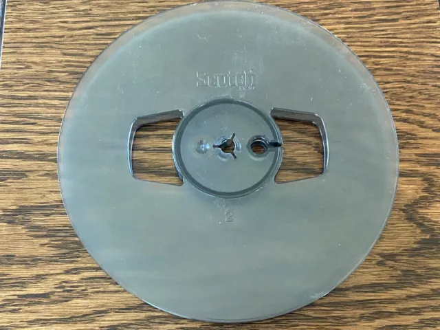 VINTAGE 7-INCH TAKE-UP Tape Reel Empty reel-to-reel Smoked Plastic 1/4  $8.00 - PicClick