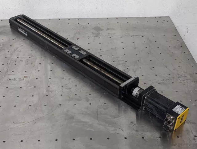 parker 24" travel cross roller bearing linear stage newport klinger
