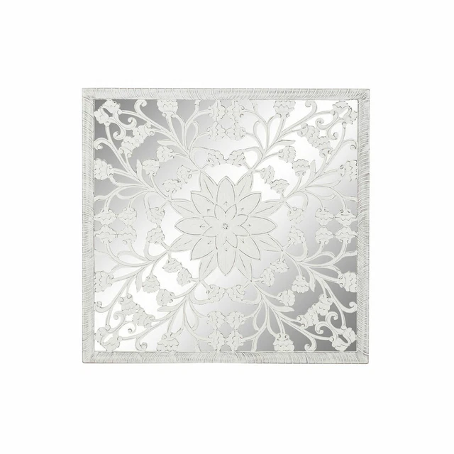 Décoration murale DKD Home Decor Miroir Bois MDF [121 x 3 x 121 cm]