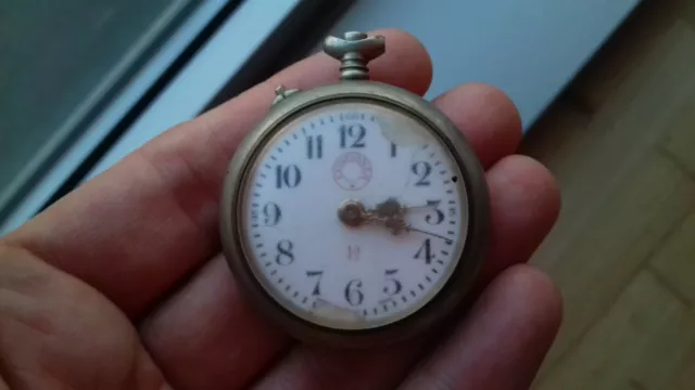 RELOJ DE BOLSILLO ROSKOPF PATENT LEGITIMO. D cada 1900. Funciona