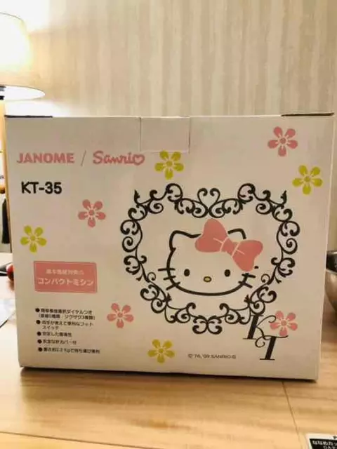JANOME Sanrio Hello Kitty electric sewing machines compact KT-35 From