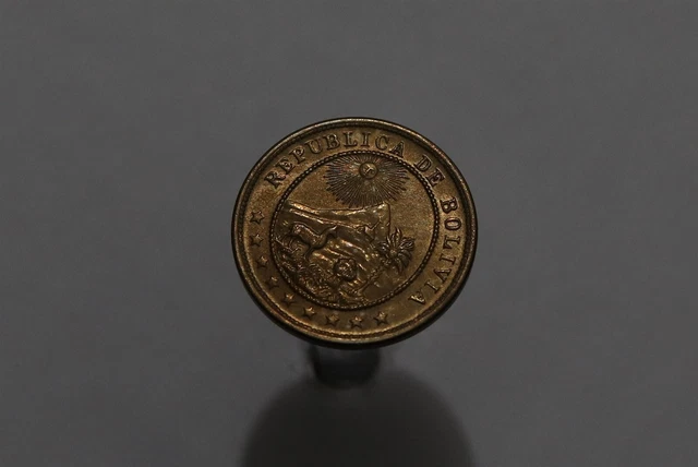 🧭 🇧🇴 Bolivia 10 CENTAVOS 1936 HIGH GRADE B58 #Z8042