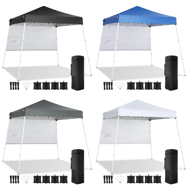 Pavillon 2,2x2,2m Faltpavillon Wasserdicht Popup Gartenzelt Partyzelt + Rucksack