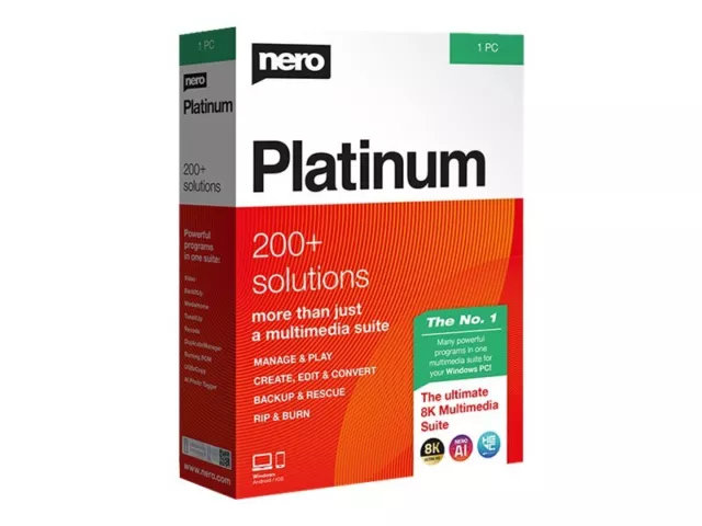 EMEA-12220015/1445 Nero Platino Scatola Illimitata 1 PC CD (Mini-Box) ~D~