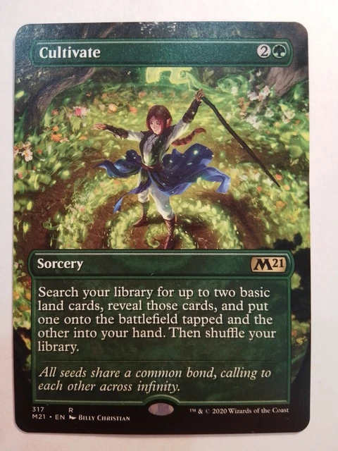 CULTIVATE FULL ART - Core Set 2021 Rare 317 Mint Condition (MTG) 5.40 -  PicClick UK