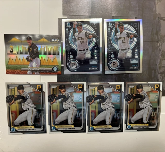 2024 BOWMAN CHROME Paul Skenes 7 RC Card Lot 0.99 PicClick