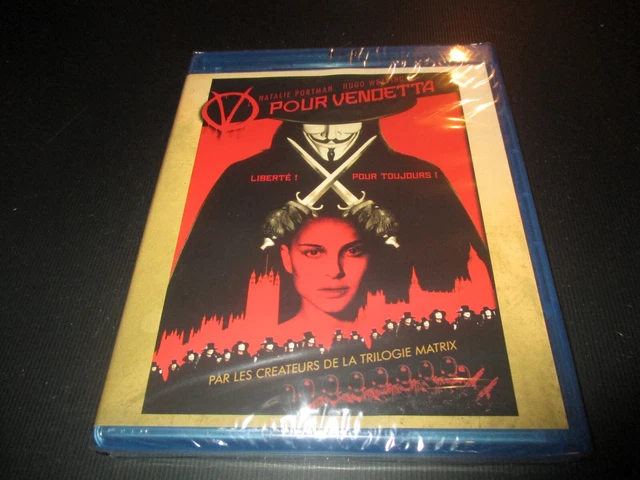 BLU-RAY NEUF "V POUR VENDETTA" Natalie PORTMAN, Hugo WEAVING