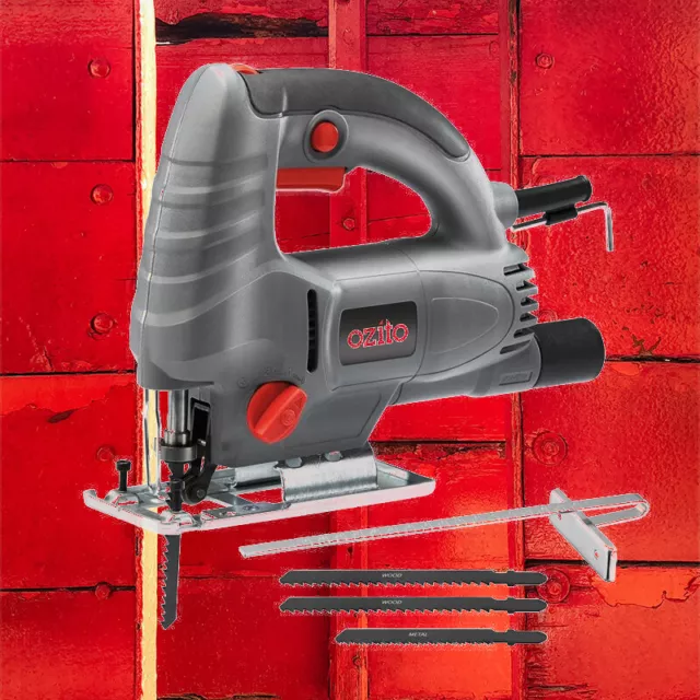 Ozito 680W Pendulum Jigsaw With 3 Blades