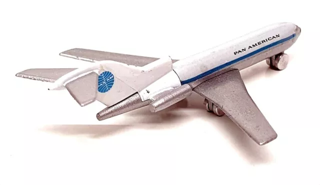 Schuco Appx 7.5cm Long Diecast 335/786 - Boeing 727 Aircraft - Pan American 2