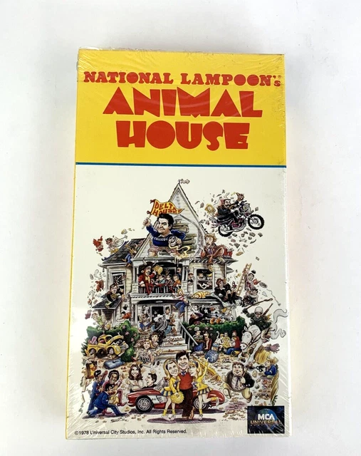 ANIMAL HOUSE VHS Factory Sealed New National Lampoon's 1978 MCA