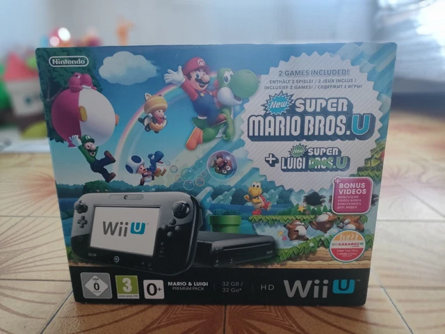 Console Nintendo Wii U 32 Go New Super Mario Bros U+Luigi - Complet