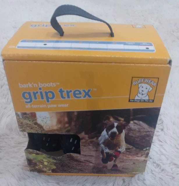 RUFFWEAR VIBRAM GRIP Trex Terrain Dog Puppy Red Paw Wear Boots Shoes XS