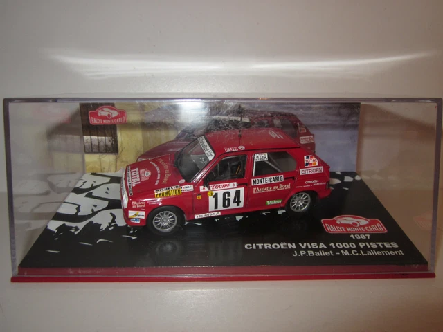CITROEN VISA 1000 PISTES MONTE CARLO 1987 N° 164 au 1/43 NEUVE BOITE