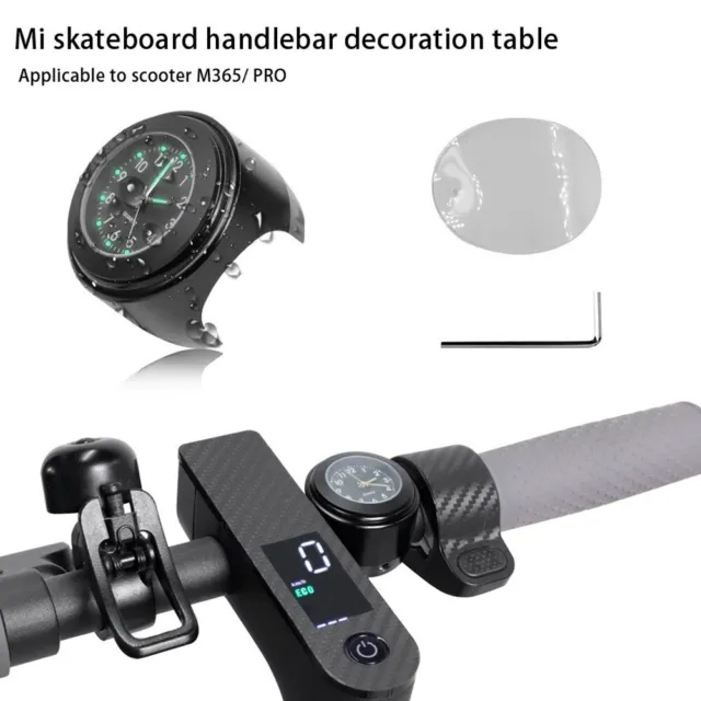 Orologio luminoso montaggio manuale per universale per moto scooter