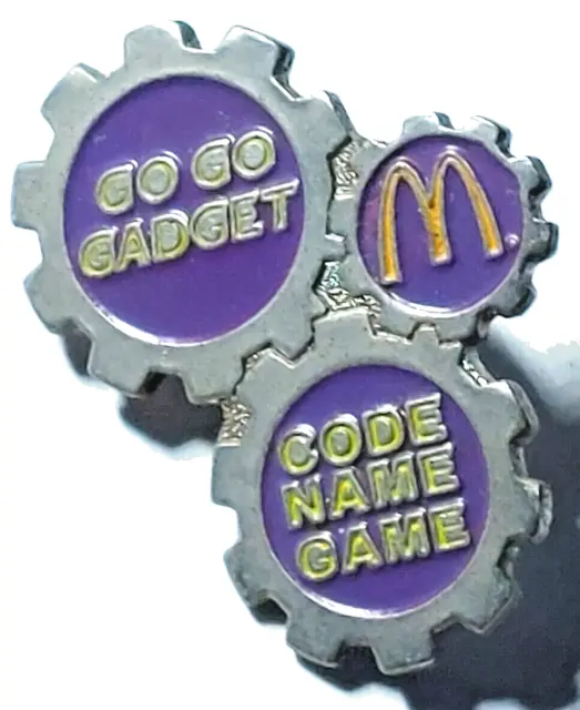 McDonalds Disney Go GO GADGET CODE NAME GAME Lapel Pin (081823)