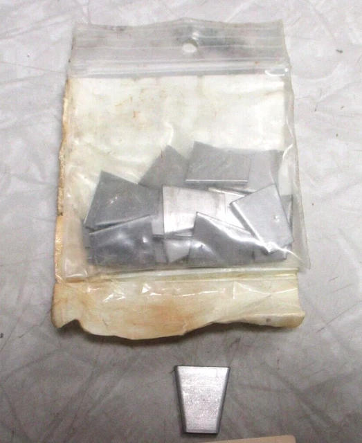 WEDGE ST-STD Steel 5/8" x 3/8" x 0.060 Thick ** Bag of 25 **