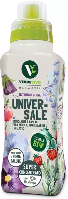 VerdeVivo HARMONIA UNIVERSALE Concime biostimolante alghe melasso 500 GR