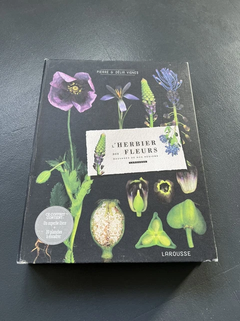 Puzzle Nathan L’herbier des jolies fleurs aquarellées Jennifer Lefèvre