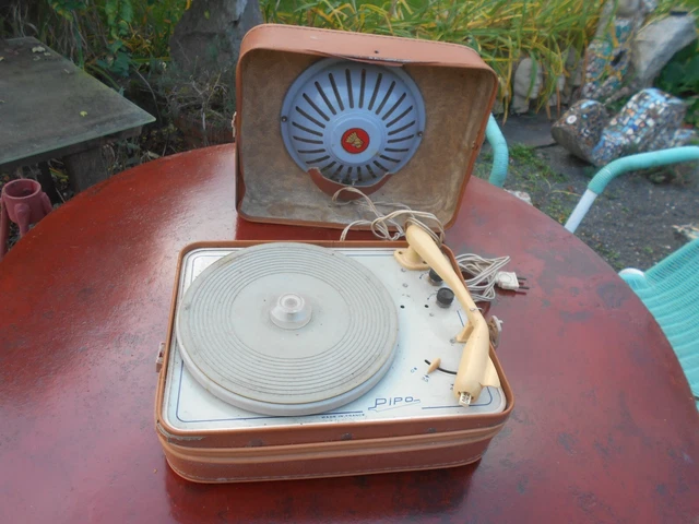 Tourne-disque Vintage Lamsay – Made In Italy, Très Bon état
