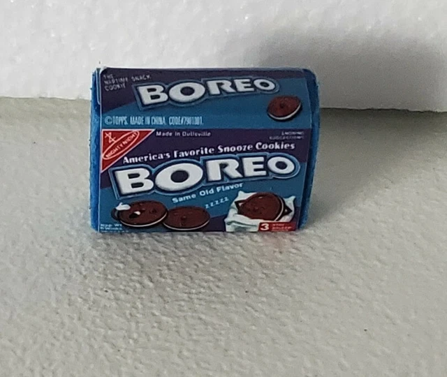Topps Wacky Packages Eraser  1 Cookie Boreo Box  American Collectible