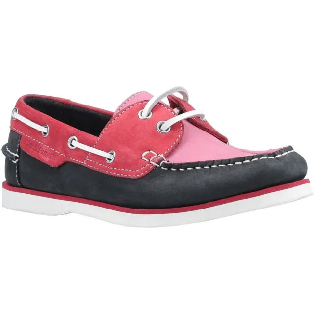 Hush Puppies Hattie Lacets Femmes Chaussures en Rose/Bleu Marine