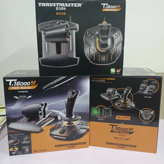 THRUSTMASTER T16000M TWCS FCS Hotas Flight Stick lot accélérateur dcs