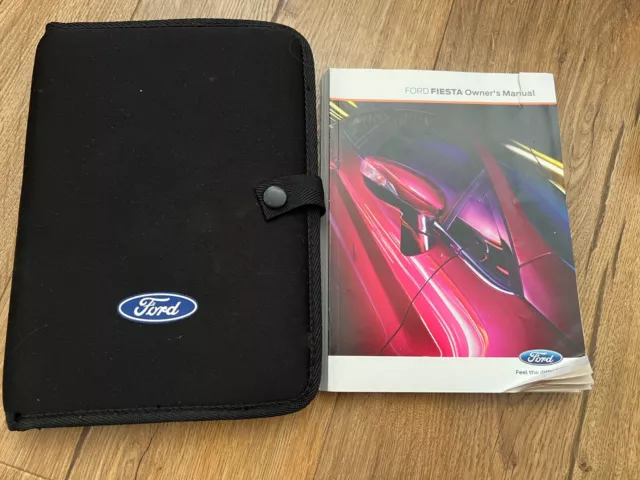 Genuine Ford Fiesta Owners Handbook Manual  Book Pack 2010 2011 2012 62