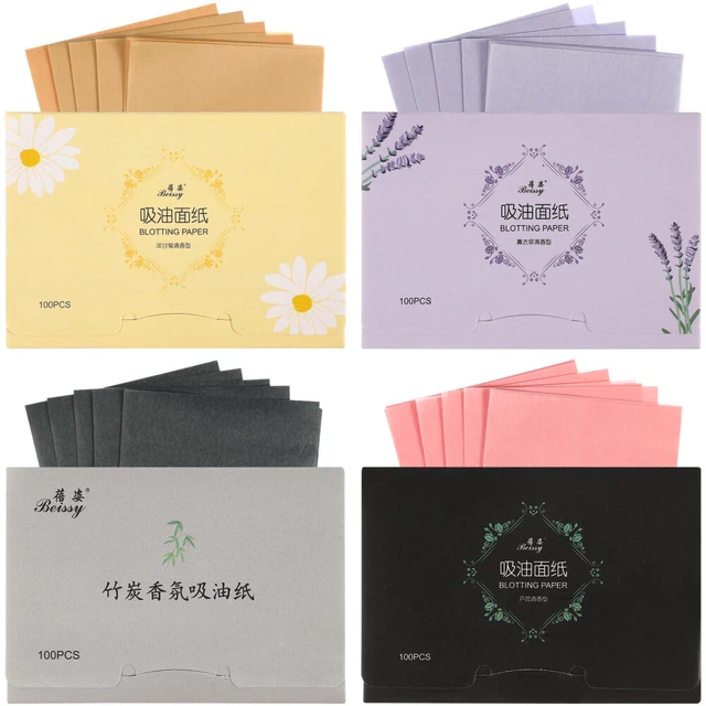 500 PIEZAS Papel secante de aceite facial papel absorbente de aceite papel