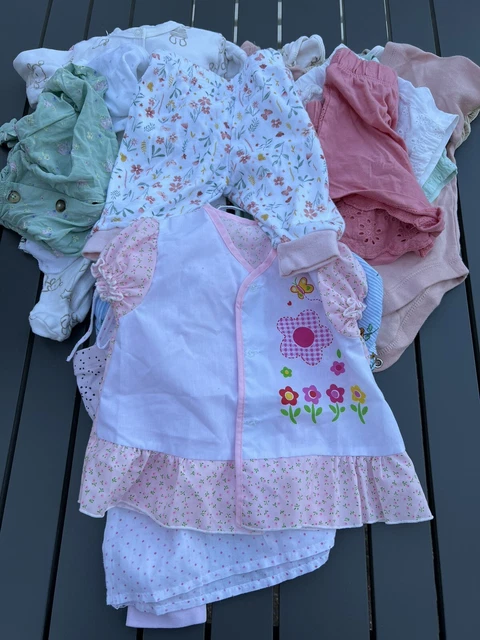 baby girl clothes 0-3 months bundle