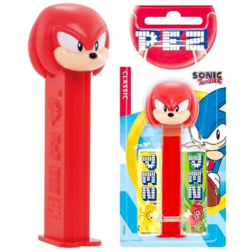 Knuckles Candy SONIC THE HEDGEHOG Knuckles PEZ Kids Candy Dispenser $10.00 - PicClick AU