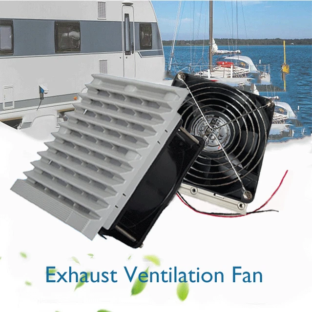 12V Cooling Exhaust Fan Ventilation Blower RV Trailer Car Caravan Boat Air Vent