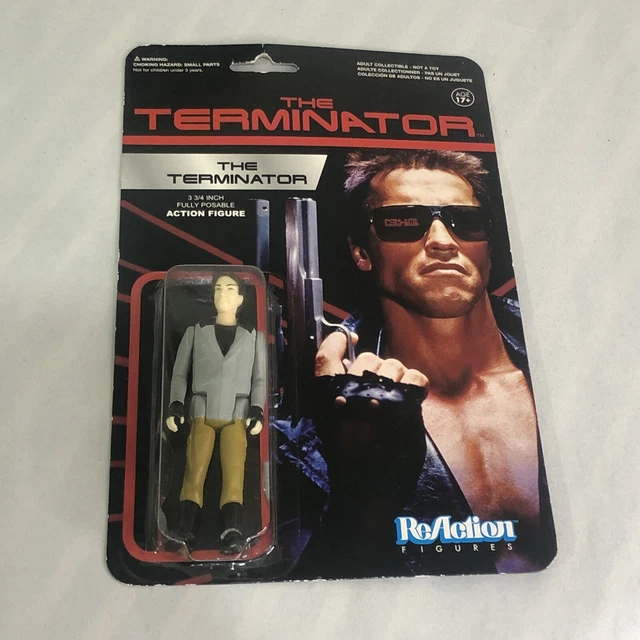Funko Terminator ReAction Figure Toy Tech Noir Grey Jacket Retro Figure Super7