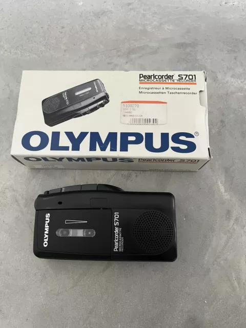 Olympus Pearlcorder S701 Microcassette Recorder Diktiergerät Taschenrecorder