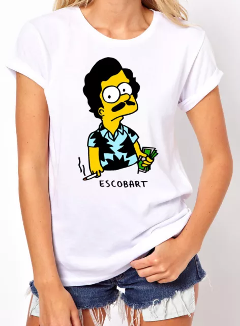 Escobart Women's T-shirt. Pablo Escobar Narcos Inspired shirt New S-3XL