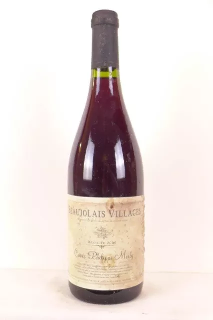 beaujolais villages cuvée philippe merly (étiquette sale) rouge 2000