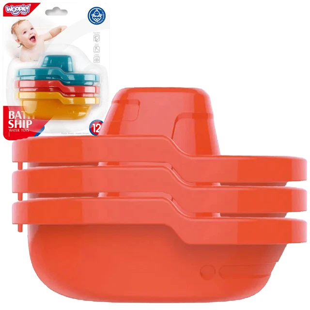 WOOPIE Bath Toy Ship Boat 3 pcs