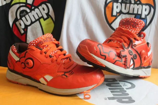 Reebok pump sneakers : Dual Running Keith Haring Crack, EU 44, US 10,5, UK 9,5