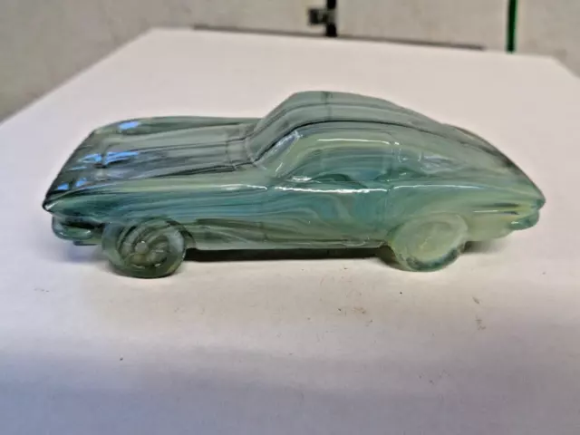 BOYD Sportscar #9 ARUBA SLAG Glass Car - 1963 Chevrolet Corvette Chevy 'Vette