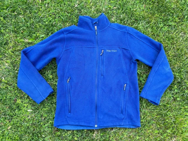 MARMOT POLARTEC BLUE Fleece Full Zip Jacket Women’s Size Small $20.00 ...