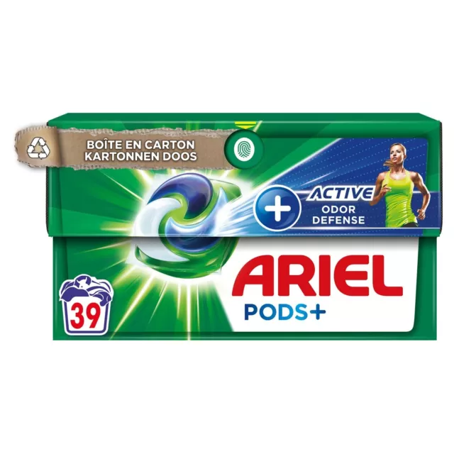 Lessive Capsule Active Odeur Defense Touch of Febreze All-in-1 Pods ARIEL X39