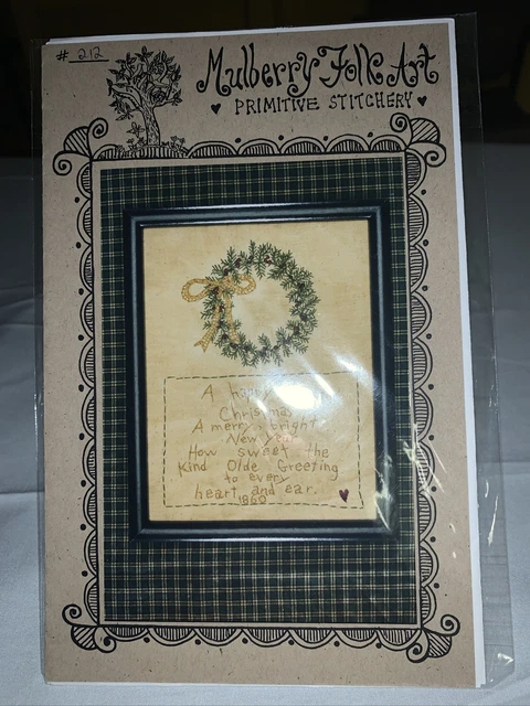 Patrón de estiércol primitivo arte popular morera