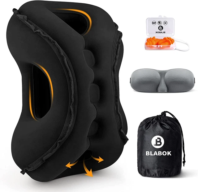 Inflatable Pillow,Multifunction Neck Pillow for Airplane to Avoid Neck and Shoul