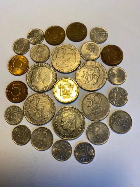 Münzen Schweden Kleinmünzenlot