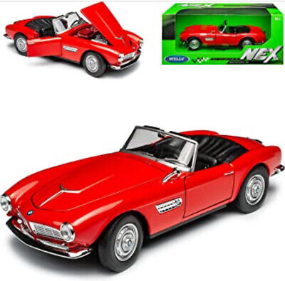 1:24 BMW 507 Roadster ROOFDOWN Cabrio 1956 Classic Diecast Scale Model Red 24097