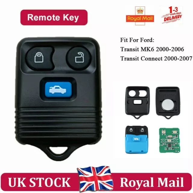 3 Button Remote Key Fob For Ford Transit Connect 2002 2003 2004 2005 2006 2007